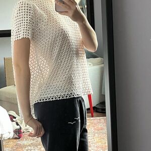 White Tory Burch patterned Women’s Top